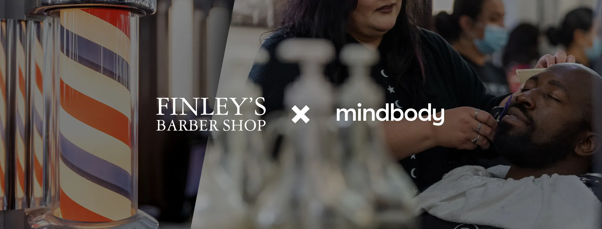 Man getting a haircut at Finley's