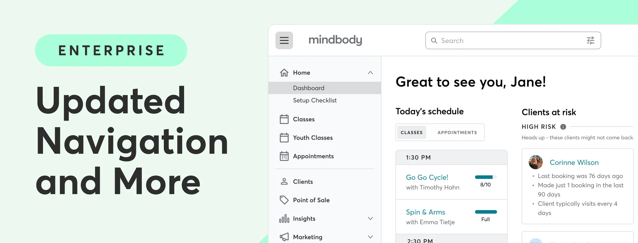 Updated Navigation Header