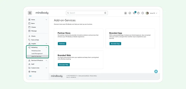Branded web and branded app