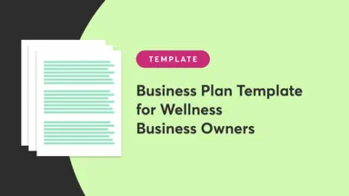 Business Plan Template for Wellness Business Owners