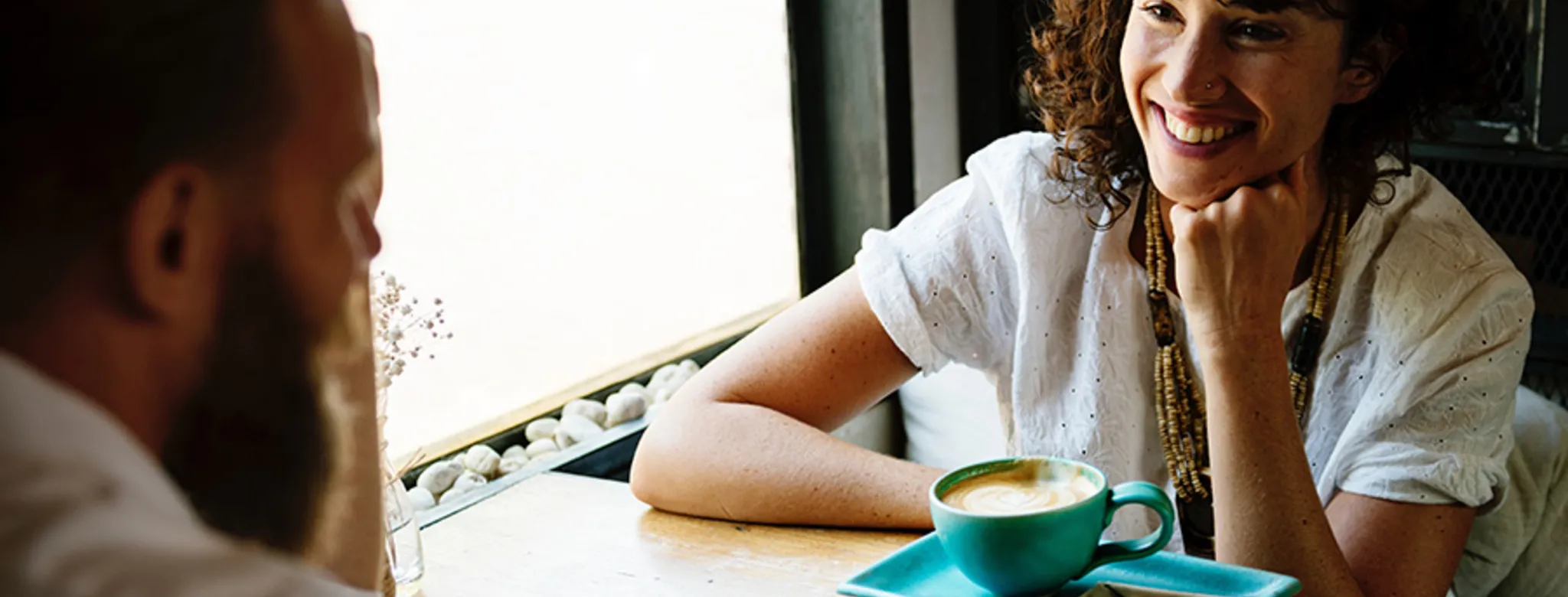 Woman at a job interview