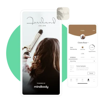 Mindbody branded mobile app