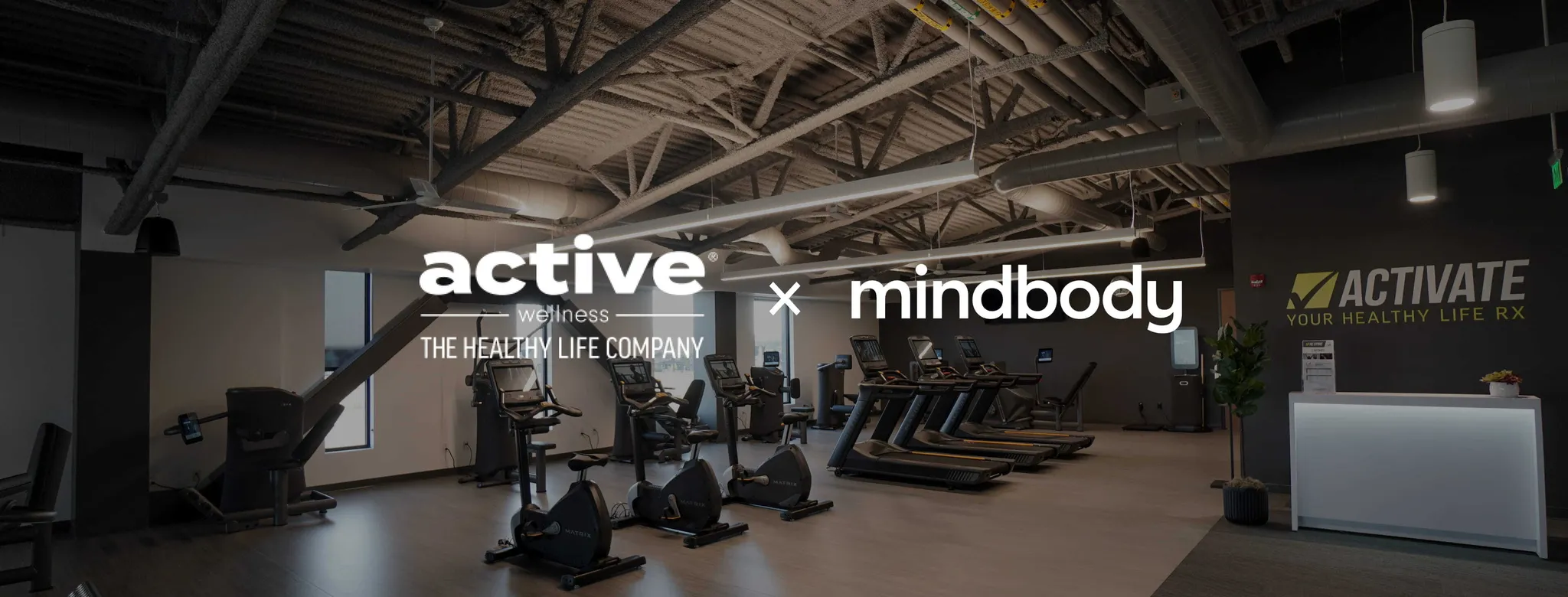 active wellness gym space with gym equipment 