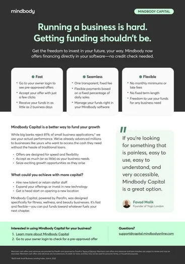 Mindbody Capital Funding