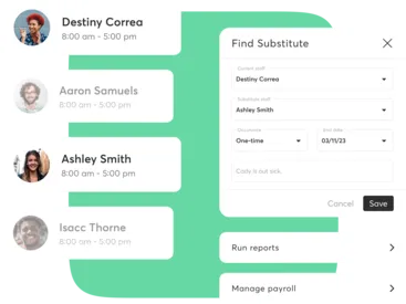 staff management features