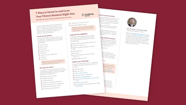 7 Ways to Invest in and Grow Your Fitness Business Right Now Checklist