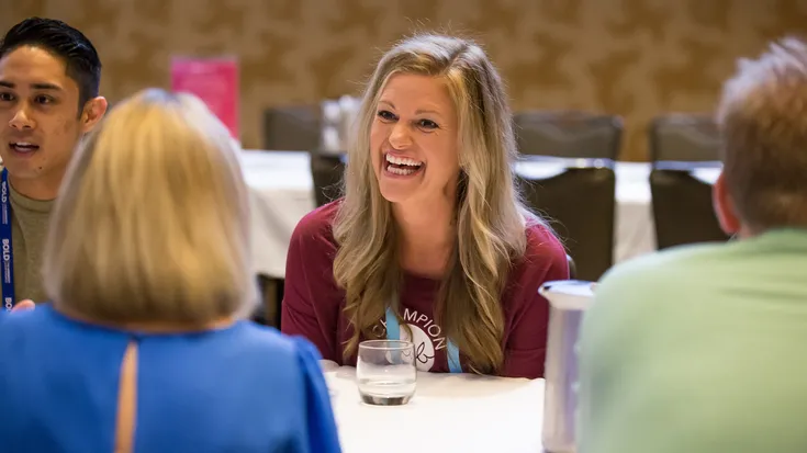 Katy Henderson at a MINDBODY One event