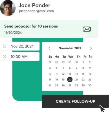 Mindbody lead management features