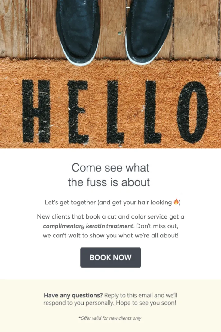 new client special template