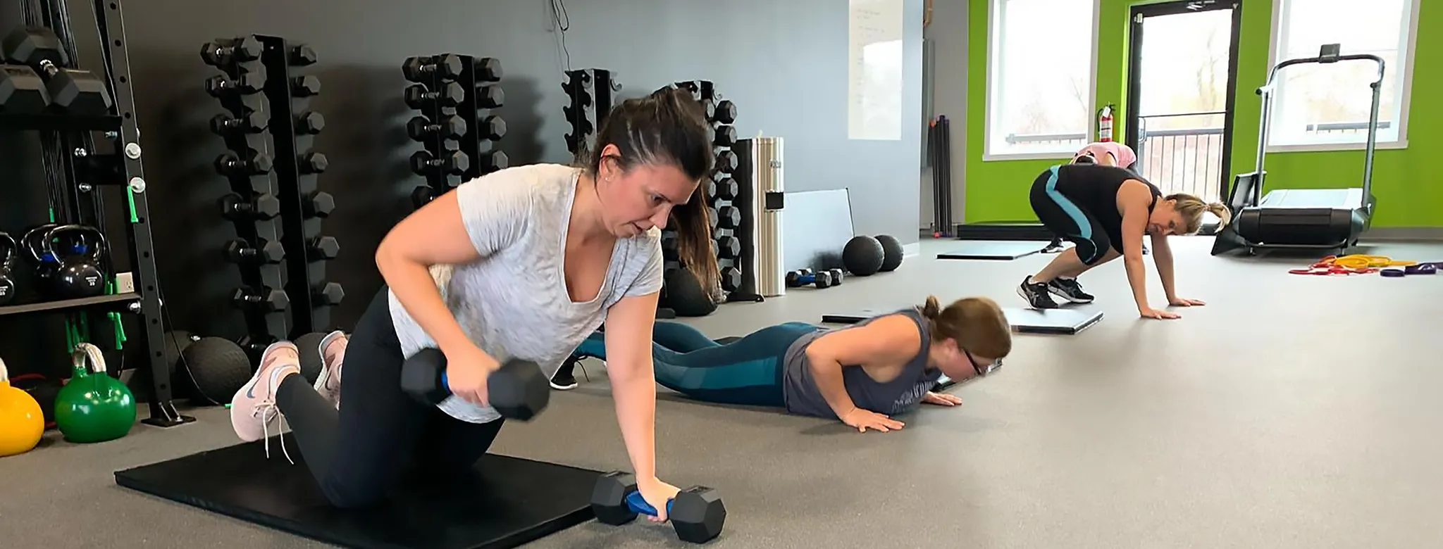 A class at the Sweat Box